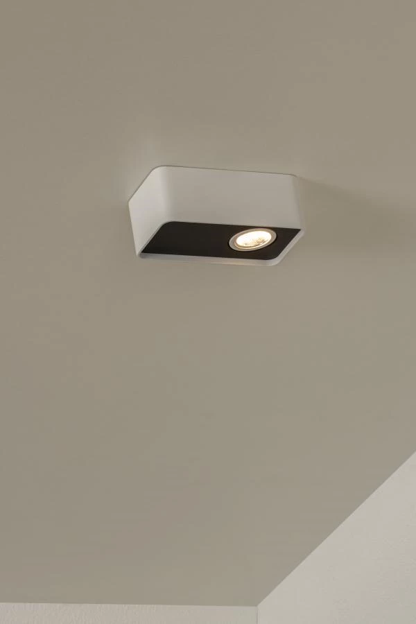 Lucide Premium ANGULAR - Deckenstrahler - LED Dim. - 1x6W 2700K - Weiß - Atmosphäre 1